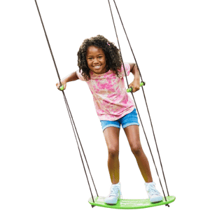 Swurfer Kick Stand Up Tree Outdoor Swingset for Kids with Adjustable Handles