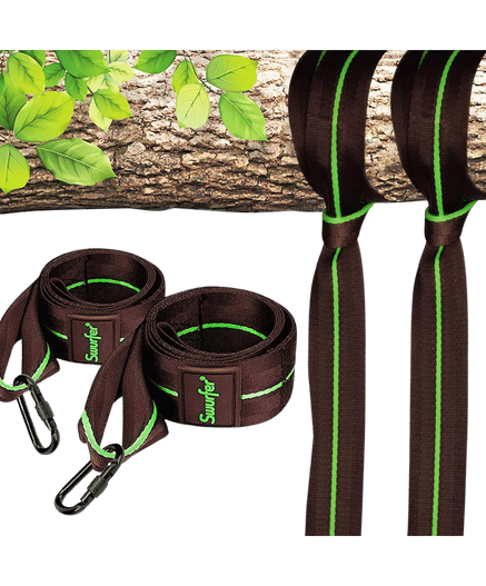 Swurfer Tree Swing Hammock Straps – Hanging Kit for Hammock, Durable, Weatherproof